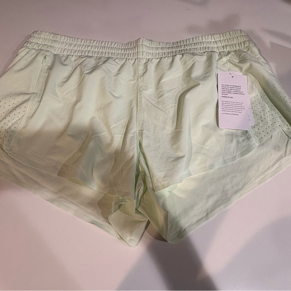 Athleta Women's Mint Green Athletic Shorts XL